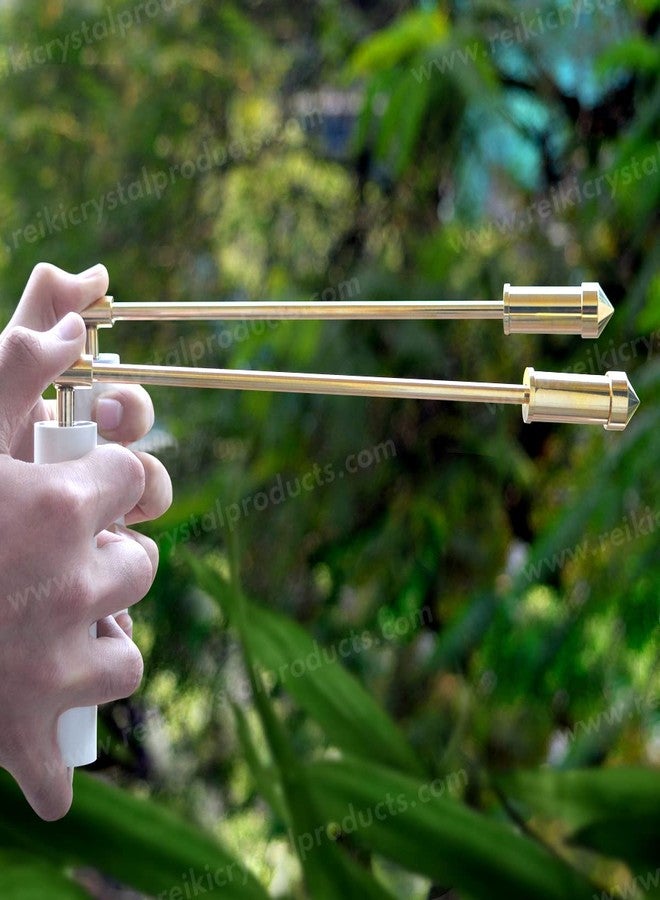 Crystu Brass L Rods for Water Dowsing - Divining Rods Pair for Dowsing - Reiki - Fengshui, Vastu & Dowsing Experts - Image 1